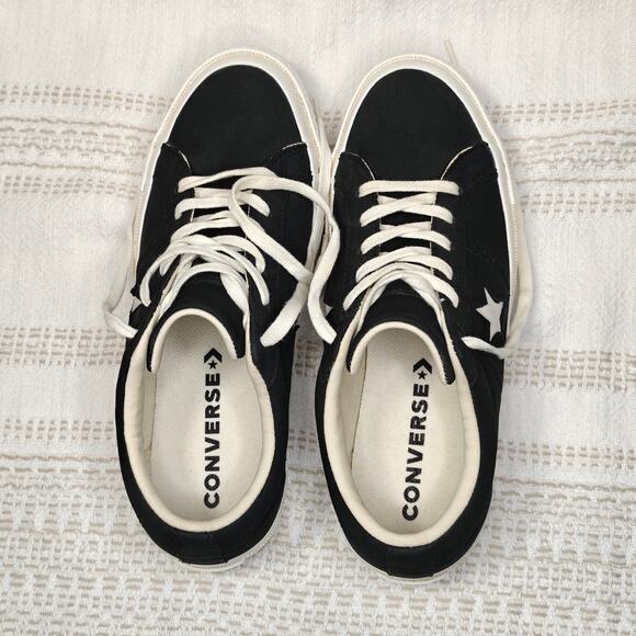 Converse One Star Black White Low Top Sneakers Men’s 5.5 / Women’s 7.5 NEW - Picture 3 of 7